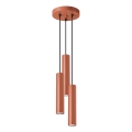 Suspension filaire LAGOS 3xGU10/10W/230V rouge