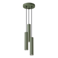 Suspension filaire LAGOS 3xGU10/10W/230V vert
