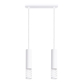 Suspension filaire LAMI 2xGU10/10W/230V blanc