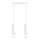 Suspension filaire LAMI 2xGU10/10W/230V blanc
