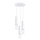 Suspension filaire LAMI 3xGU10/10W/230V blanc