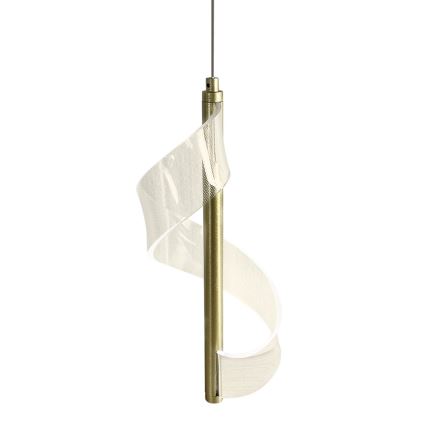 Suspension filaire LARGO LED/10W/230V doré