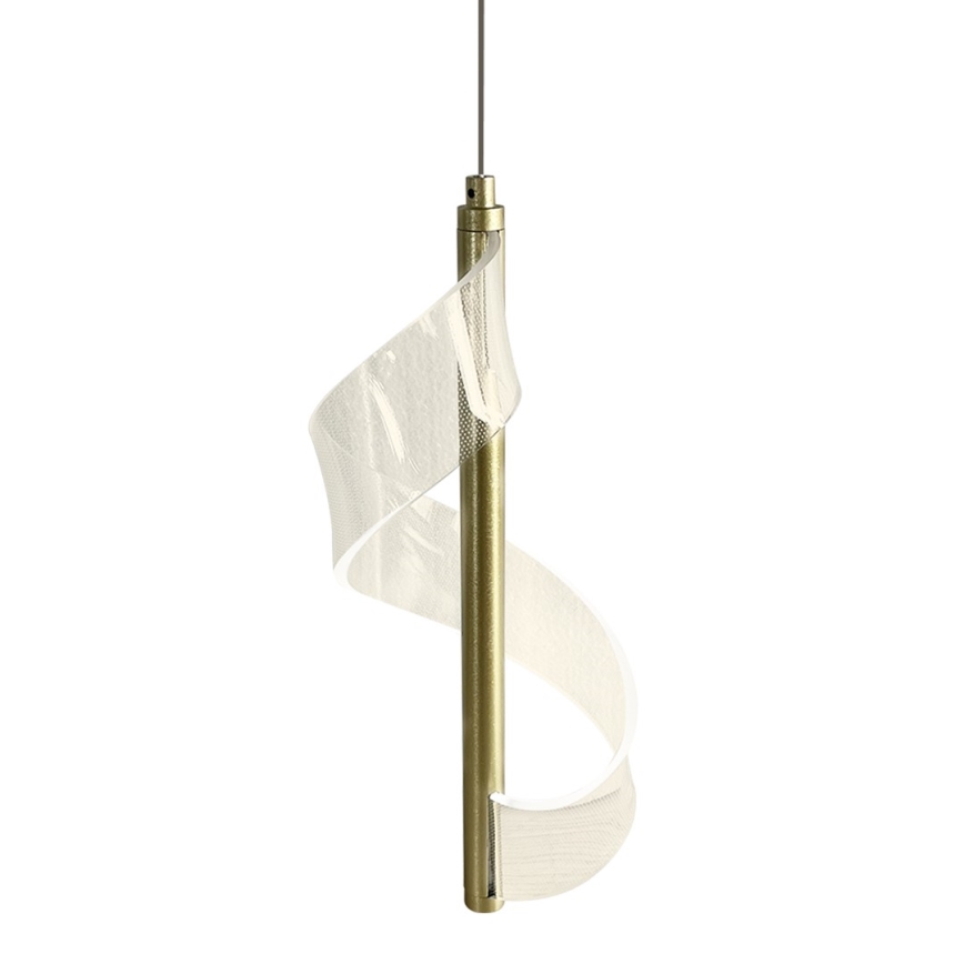 Suspension filaire LARGO LED/10W/230V doré