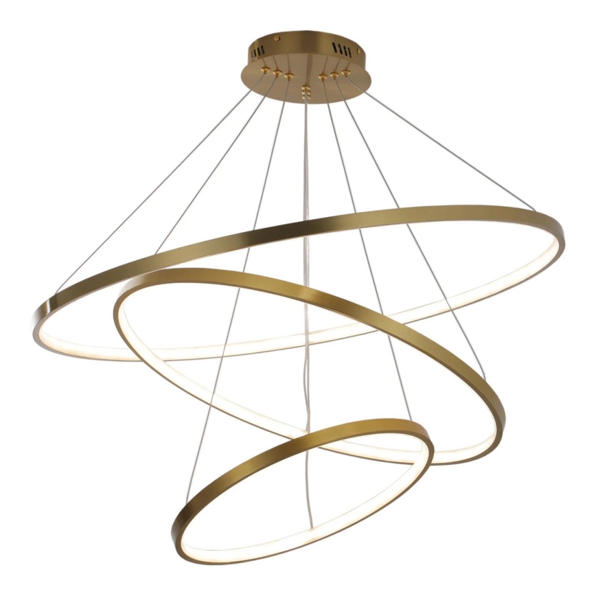 Suspension filaire LEA LED/60W/230V 4000K d. 80 cm doré