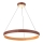 Suspension filaire LEATHER LED/47,8W/230V marron/orange