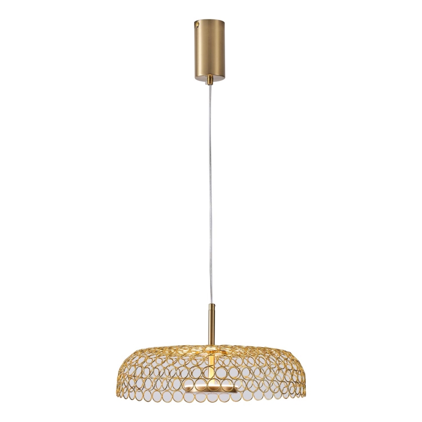 Suspension filaire LED/10W/230V 3000K doré d. 35 cm