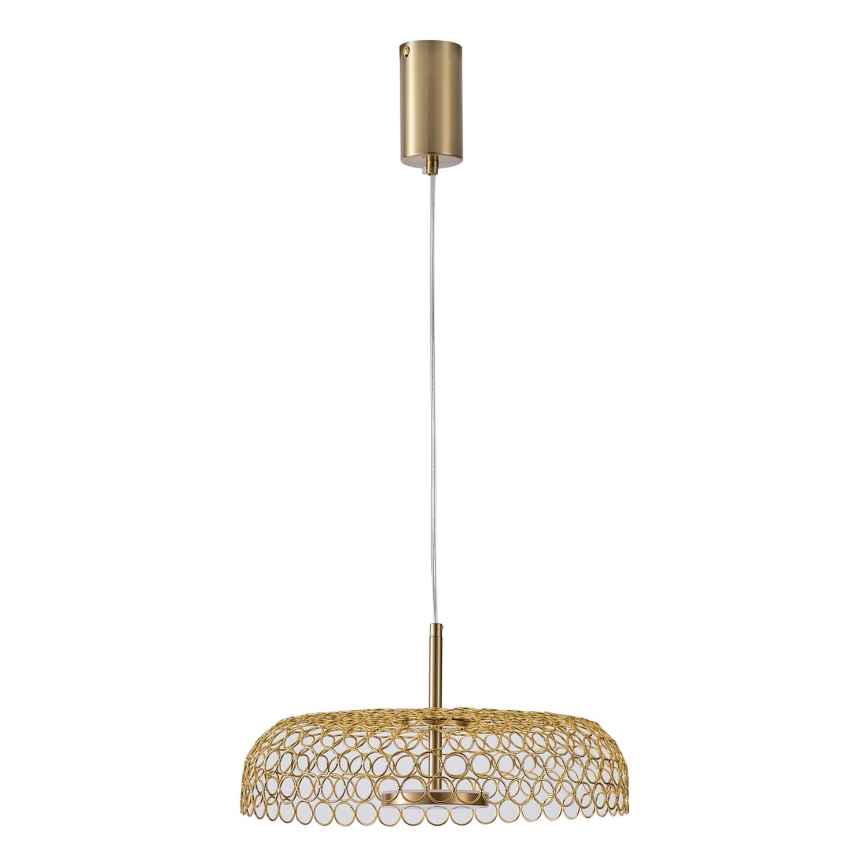 Suspension filaire LED/10W/230V 3000K doré d. 35 cm