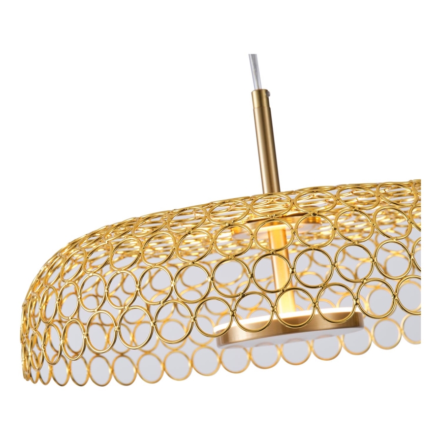 Suspension filaire LED/10W/230V 3000K doré d. 35 cm
