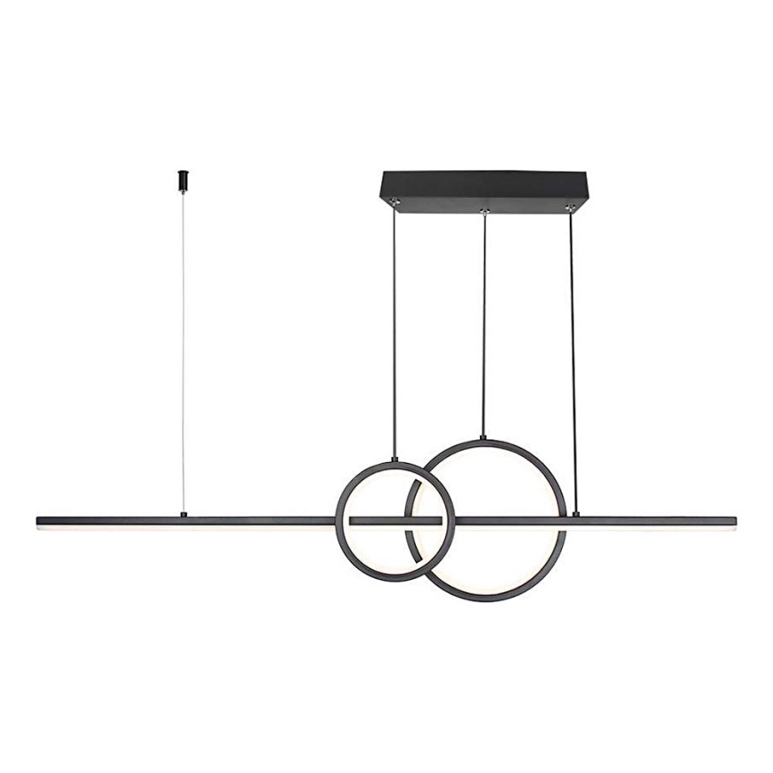 Suspension filaire LED/15W/230V 4000K noir