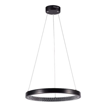 Suspension filaire LED/19W/230V 3000K noir