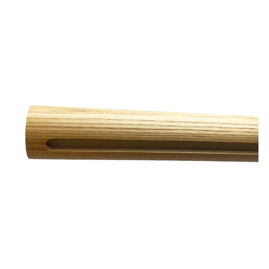 Suspension filaire LED/22W/230V 4000K 120 cm frêne/bois massif