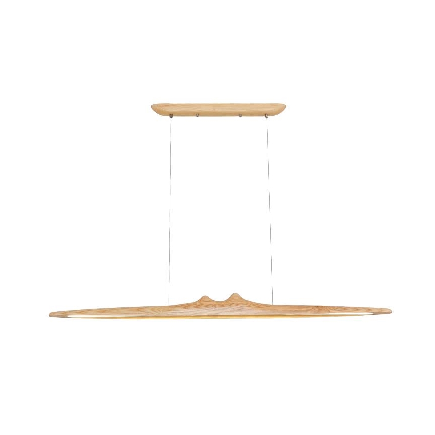 Suspension filaire LED/22W/230V 4000K 120 cm frêne/bois massif