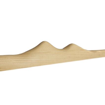 Suspension filaire LED/22W/230V 4000K 120 cm frêne/bois massif