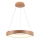 Suspension filaire LED/25W/230V 3000K ø 50 cm marron