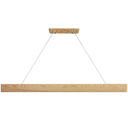 Suspension filaire LED/26W/230V 4000K 150 cm frêne/bois massif