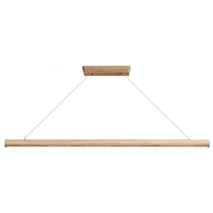 Suspension filaire LED/26W/230V 4000K 150 cm frêne/bois massif
