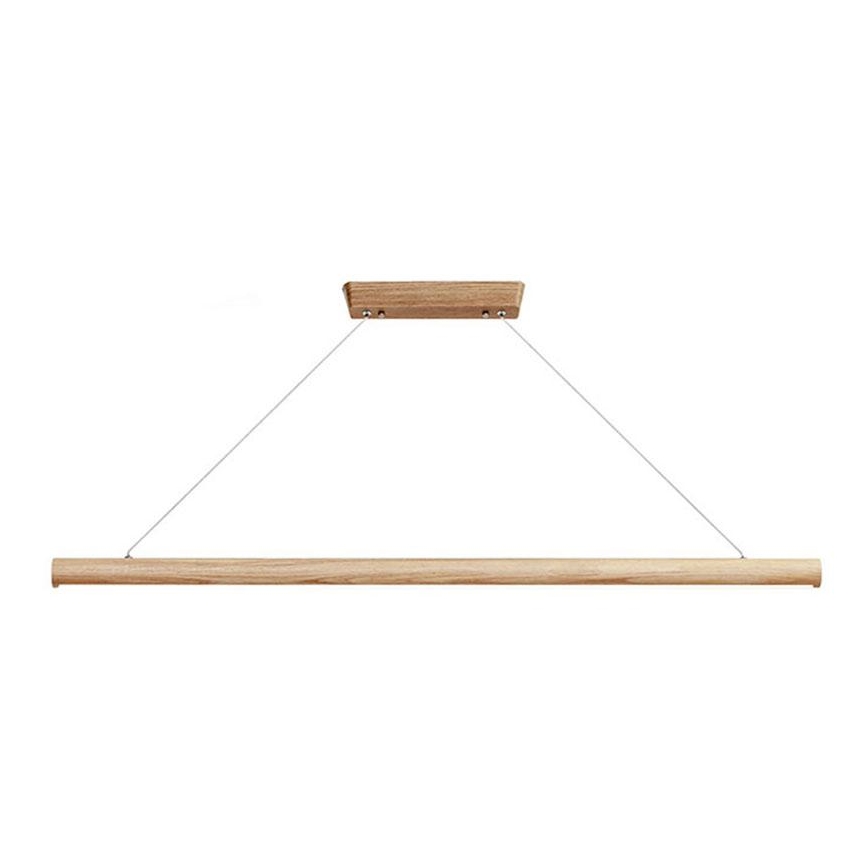 Suspension filaire LED/26W/230V 4000K 150 cm frêne/bois massif