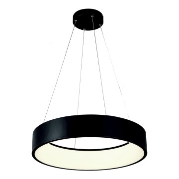 Suspension filaire LED/30W/230V 3000K d. 45 cm noir