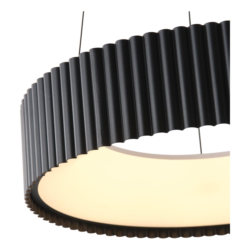Suspension filaire LED/30W/230V 3000K noir
