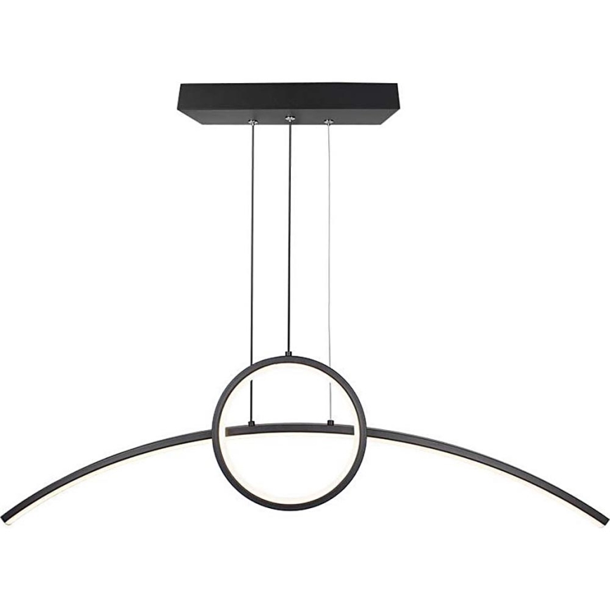 Suspension filaire LED/30W/230V 4000K noir