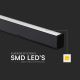 Suspension filaire LED/40W/230V 3000/4000/6400K noir