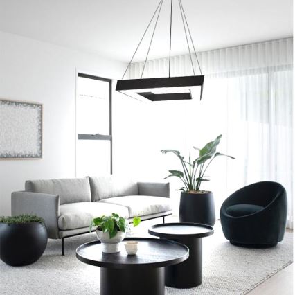Suspension filaire LED/40W/230V 4000K 60x60 cm