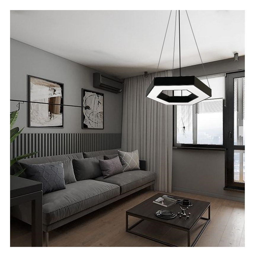 Suspension filaire LED/40W/230V 4000K d. 80 cm