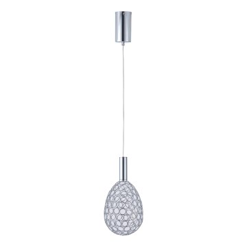 Suspension filaire LED/6,3W/230V 3000K chrome brillant d. 14 cm