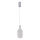 Suspension filaire LED/6,3W/230V 3000K chrome brillant d. 20 cm