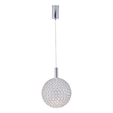 Suspension filaire LED/6,3W/230V 3000K chrome brillant d. 20 cm