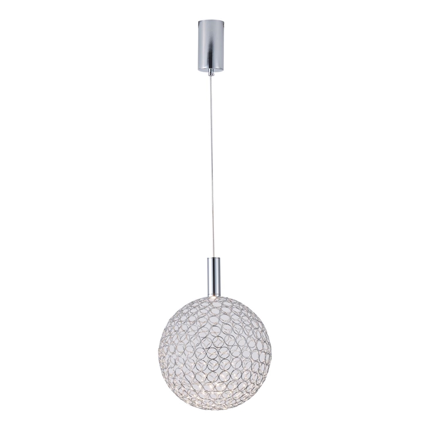 Suspension filaire LED/6,3W/230V 3000K chrome brillant d. 20 cm