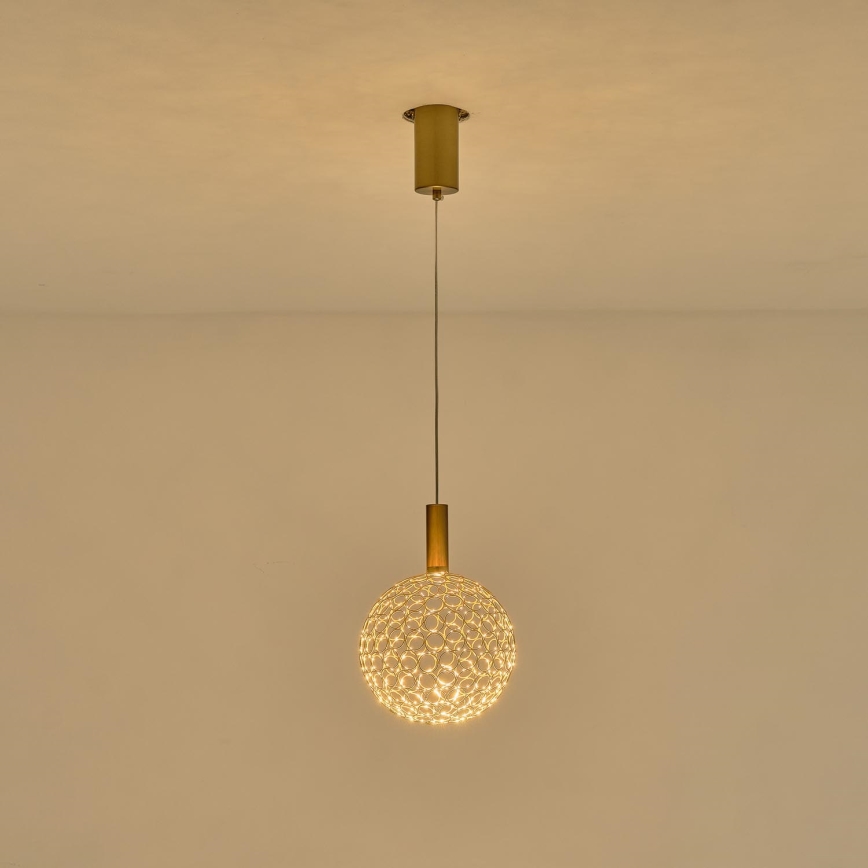 Suspension filaire LED/6,3W/230V 3000K chrome brillant d. 20 cm