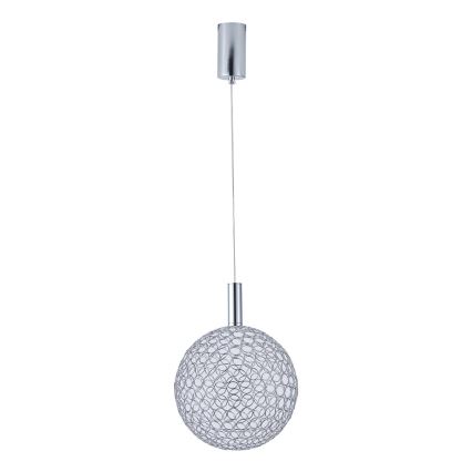 Suspension filaire LED/6,3W/230V 3000K chrome brillant d. 20 cm