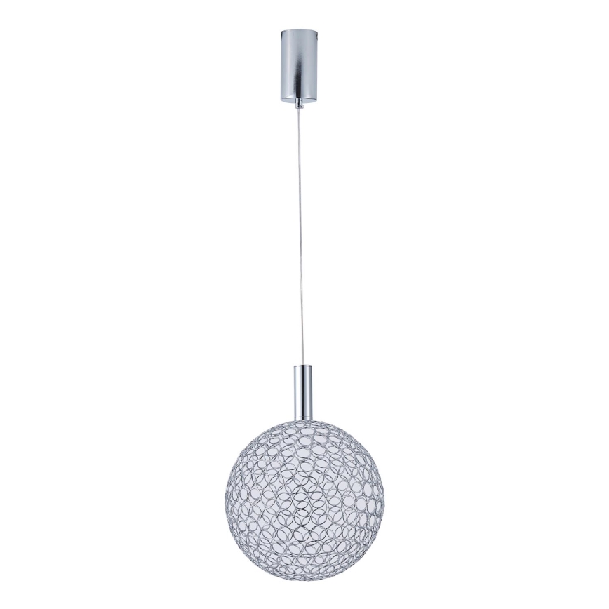 Suspension filaire LED/6,3W/230V 3000K chrome brillant d. 20 cm