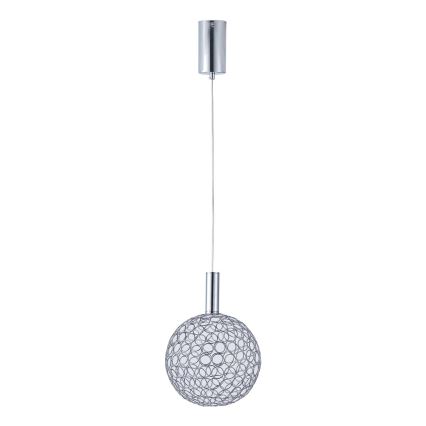 Suspension filaire LED/6,3W/230V 3000K chrome brillant d. 25 cm