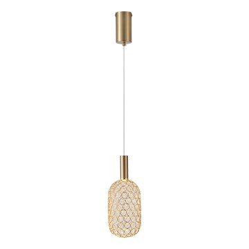 Suspension filaire LED/6,3W/230V 3000K doré d. 20 cm