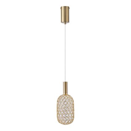 Suspension filaire LED/6,3W/230V 3000K doré d. 20 cm