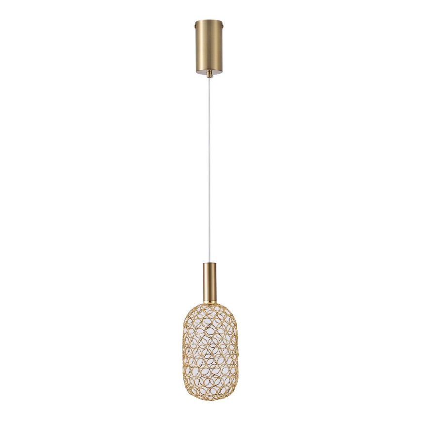 Suspension filaire LED/6,3W/230V 3000K doré d. 20 cm