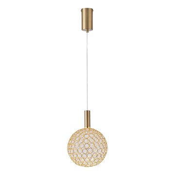 Suspension filaire LED/6,3W/230V 3000K doré d. 20 cm
