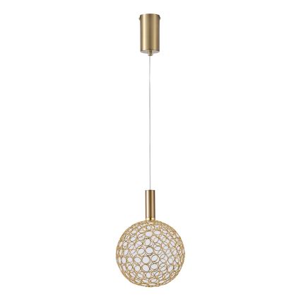 Suspension filaire LED/6,3W/230V 3000K doré d. 20 cm