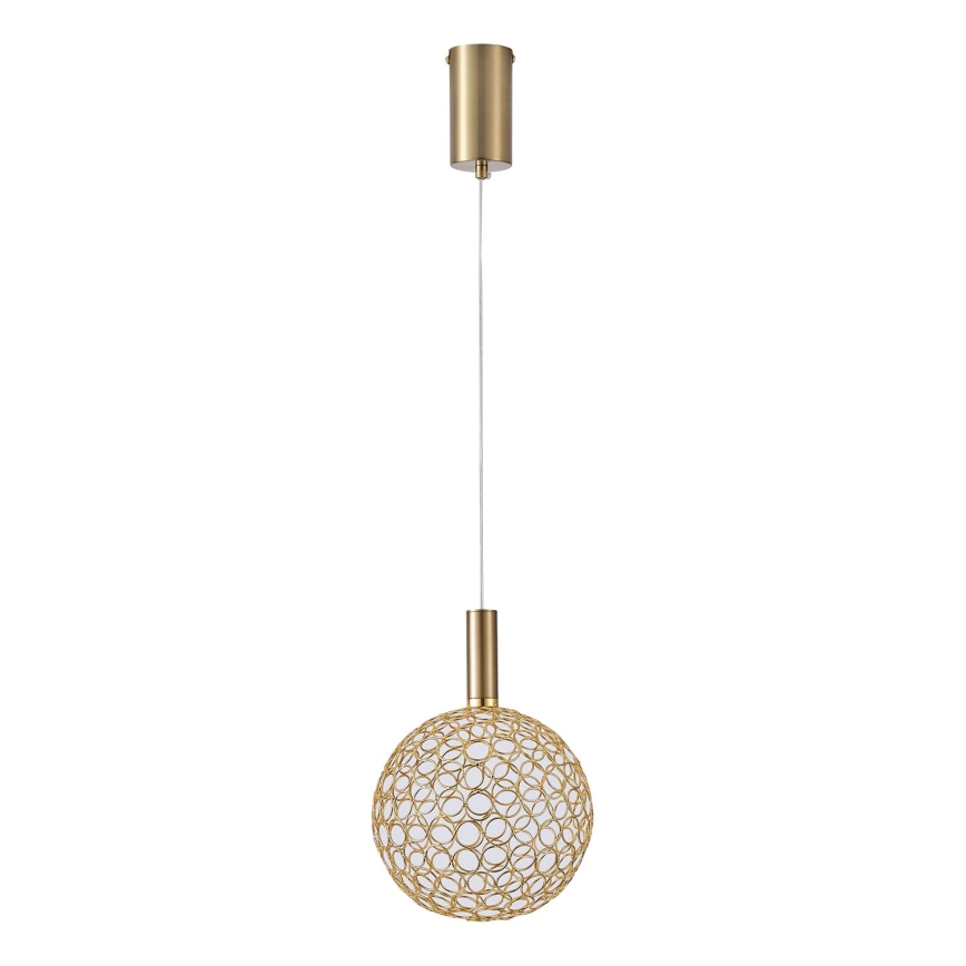 Suspension filaire LED/6,3W/230V 3000K doré d. 20 cm