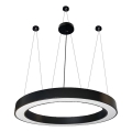 Suspension filaire LED/60W/230V 4000K d. 120 cm noir