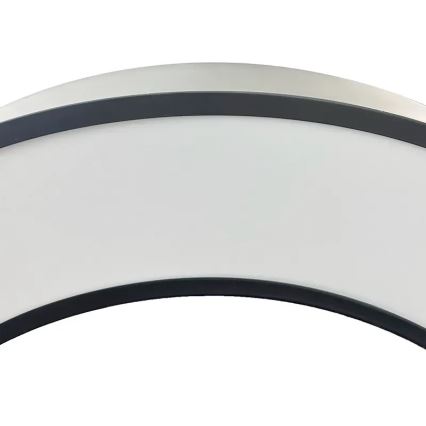 Suspension filaire LED/60W/230V 4000K d. 120 cm noir