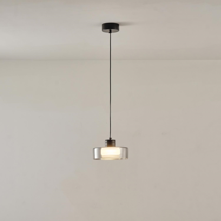 Suspension filaire LED/8W/230V 3000K noir/fumé pr. 20 cm