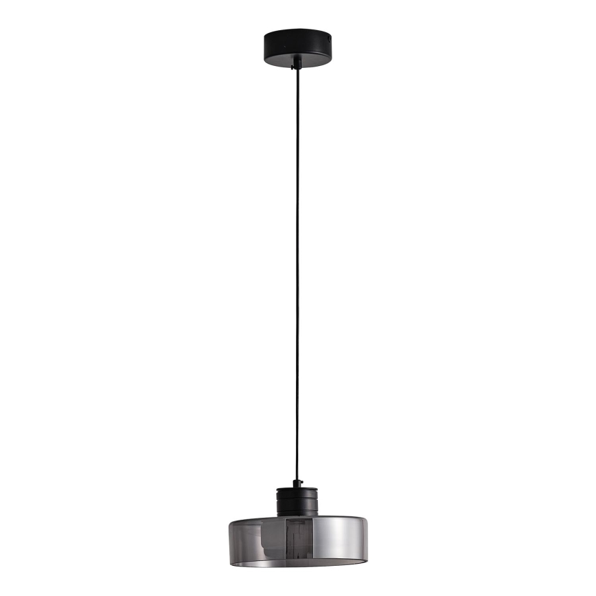 Suspension filaire LED/8W/230V 3000K noir/fumé pr. 20 cm