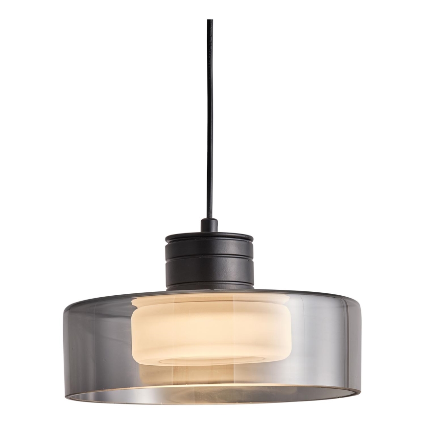 Suspension filaire LED/8W/230V 3000K noir/fumé pr. 20 cm