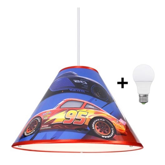 Suspension filaire LED DISNEY CARS 1xE27/10W/230V