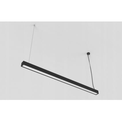 Suspension filaire LED LED/40W/230V 120cm noir