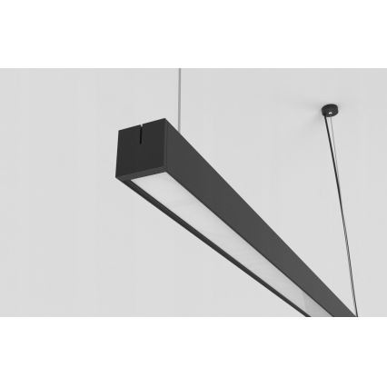 Suspension filaire LED LED/40W/230V 120cm noir