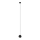 Suspension filaire LED MIDWAY 1xGU10/4,8W/230V noir